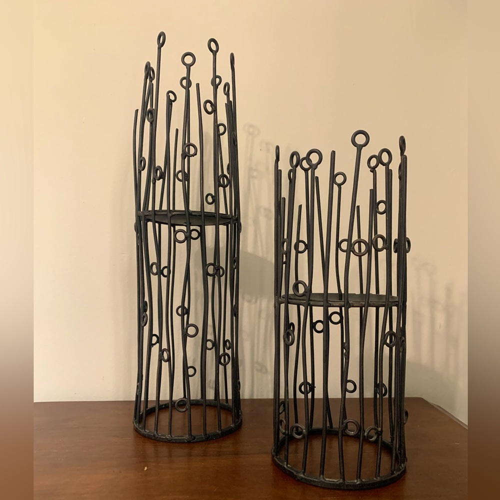 Rustic Candle Holders